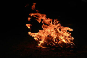 Luxury Car Fire