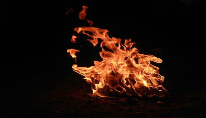 Luxury Car Fire