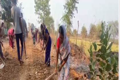 Road Construction By Villagers