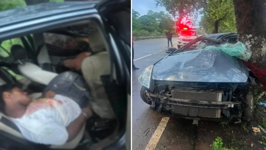Bhilai Road Accident