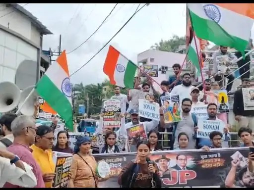 Bilaspur Student Protest 
