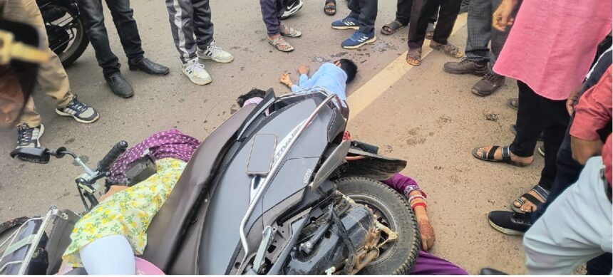 Bhilai Road Accident