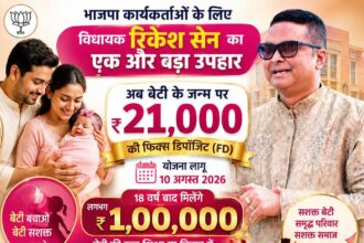 CG BJP Scheme : वैशाली नगर विधानसभा के कार्यकर्ताओं के लिए जनसहयोग से MLA रिकेश सेन ने शुरू की अभिनव योजना
