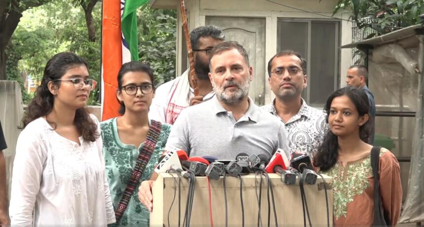 Rahul Gandhi On Paper Leak