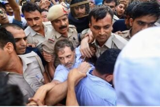 Rahul Gandhi Protest Row