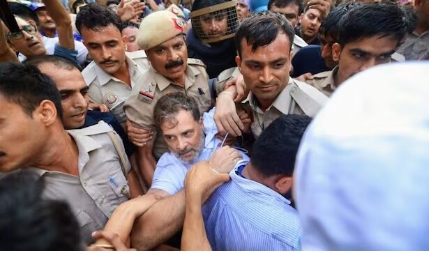 Rahul Gandhi Protest Row