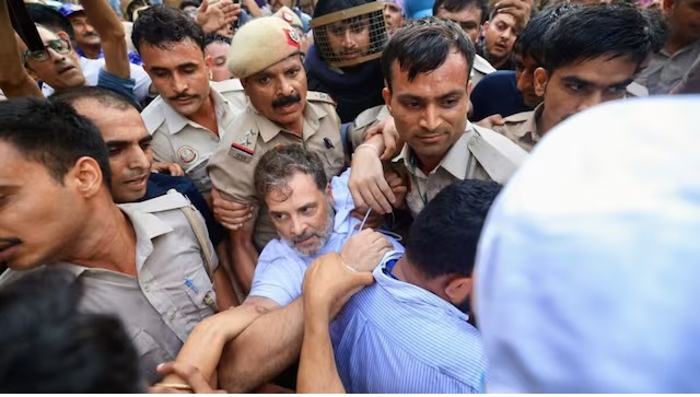 Rahul Gandhi Protest Row