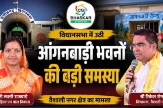 Vaishali Nagar Anganwadi News : विधानसभा में रिकेश सेन ने उठाया आंगनबाड़ी भवनों का मुद्दा, सरकार ने बताई मौजूदा स्थिति