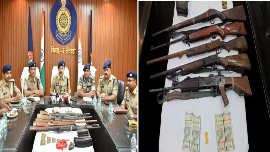 Dantewada Police Naxal Dump