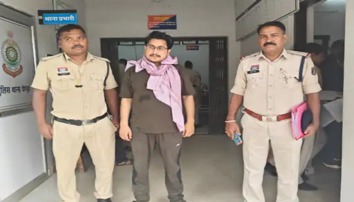 Pendra Teacher Arrested