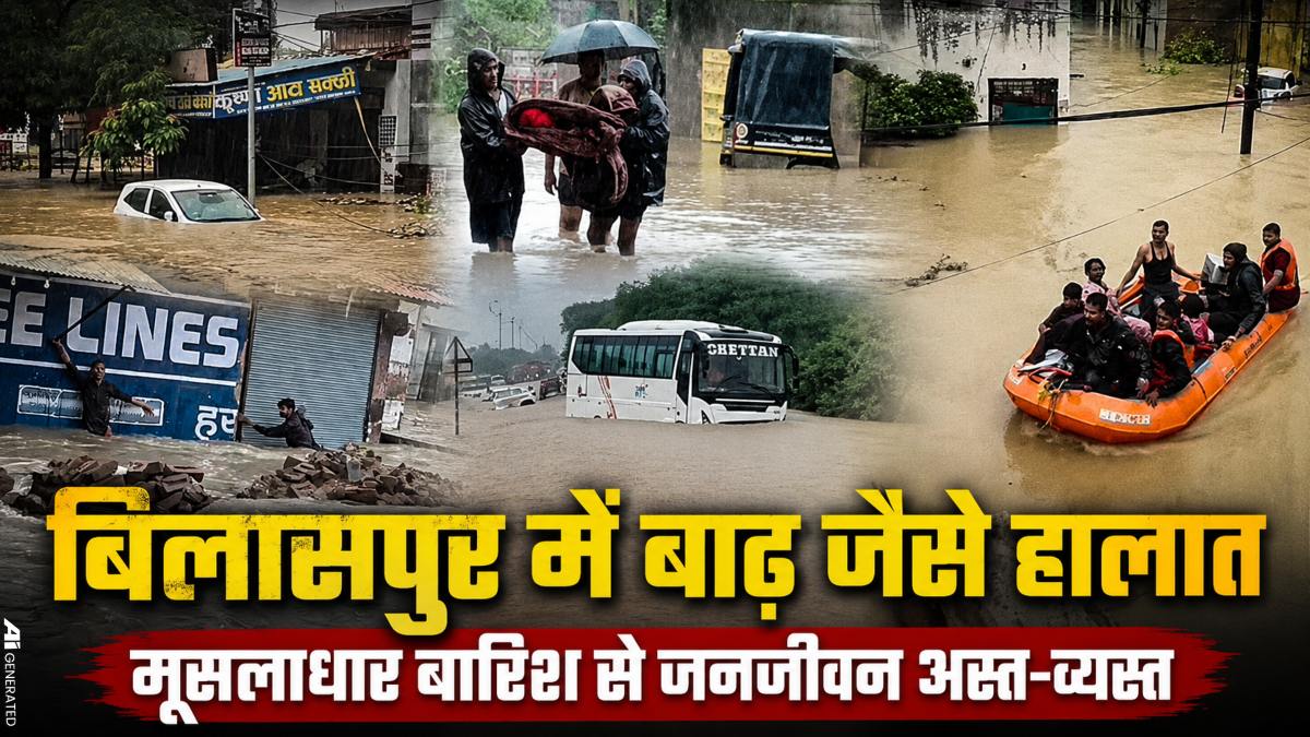 Bilaspur Heavy Rainfall