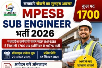 MP Sub Engineer Bharti 2026