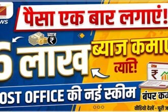 Post Office Scheme : पैसा एक बार लगाएं, 6 लाख ब्याज कमाएं