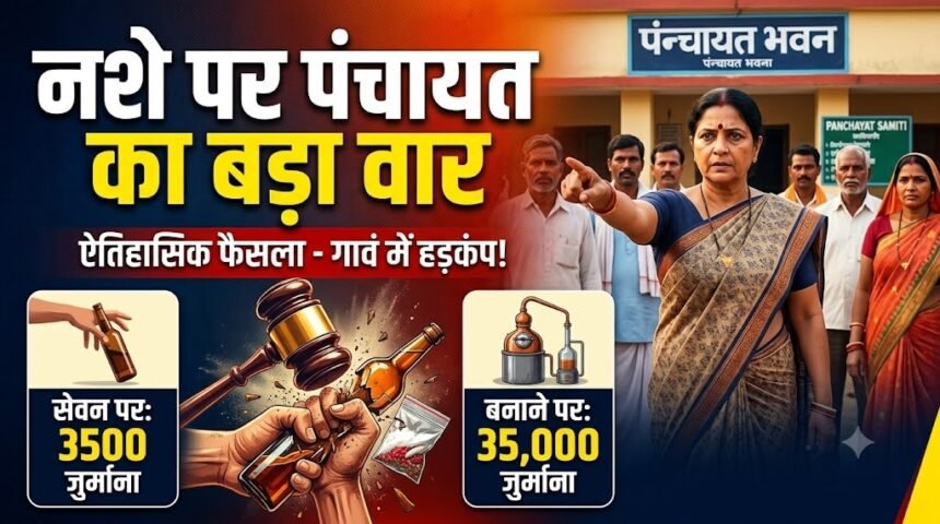 Balod News : नशे पर पंचायत का बड़ा वार, सेवन पर 3500 और बनाने पर 35 हजार जुर्माना