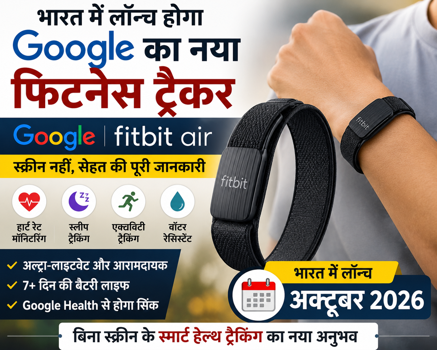 Google Fitness Tracker Launch