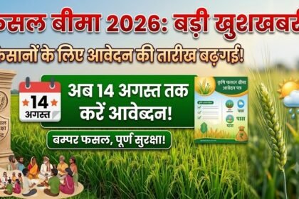 Crop Insurance Deadline  : किसानों को राहत, फसल बीमा की तारीख बढ़ी, अब 14 अगस्त तक मौका
