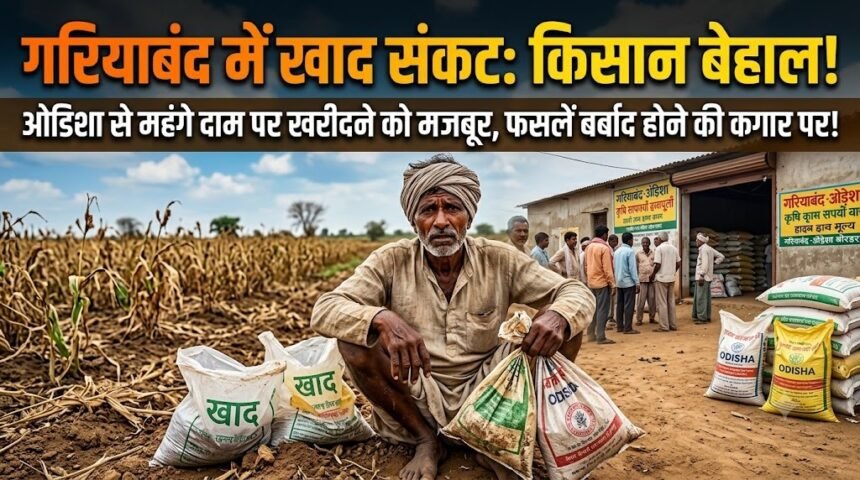 Fertilizer Crisis Gariaband : गरियाबंद में खाद संकट गहराया, ओडिशा से महंगे दामों पर खरीदने को मजबूर किसान