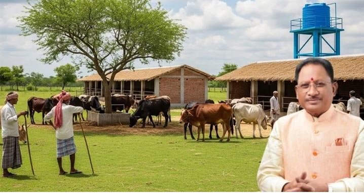 Gaudham Yojana : छत्तीसगढ़ में 1460 गौधाम बनेंगे, निराश्रित मवेशियों को मिलेगा सुरक्षित आश्रय