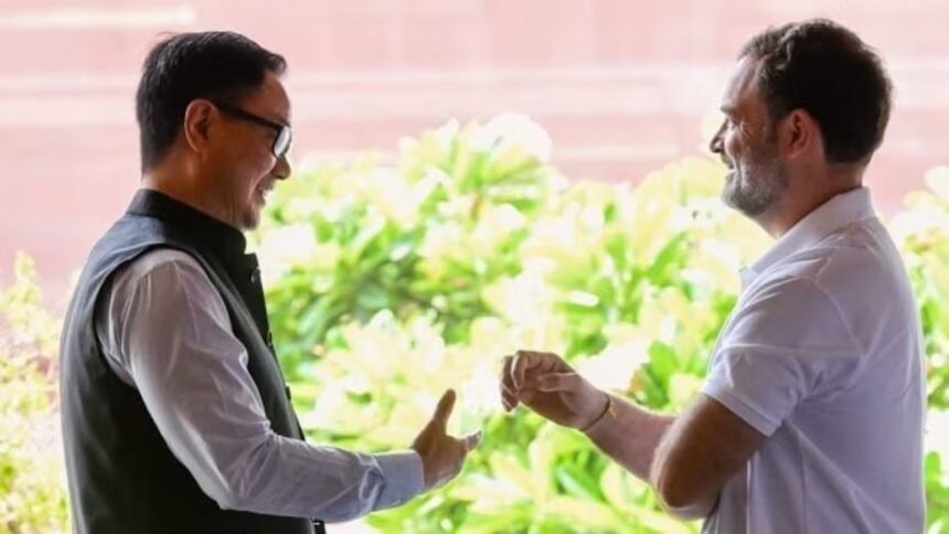 Rahul Gandhi Prayagraj : 'प्रयागराज नहीं, रांची जाना चाहिए था', किरेन रिजिजू ने राहुल गांधी पर कसा तंज