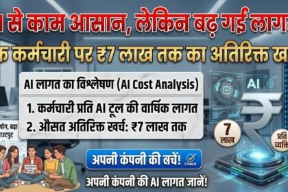 AI Cost : AI से काम आसान, लेकिन कंपनियों की बढ़ी लागत, एक कर्मचारी पर 7 लाख तक खर्च