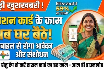 Seva Setu App  :  राशन कार्ड के काम अब घर बैठे, मोबाइल से होगा आवेदन और संशोधन