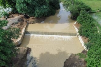 Check Dam : विश्रामपुरी में 19.90 लाख से बना चेक डैम, किसानों को मिलेगी सिंचाई सुविधा