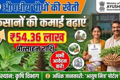 Medicinal Plants Farming : औषधीय पौधों की खेती से बढ़ेगी किसानों की कमाई, 54.36 लाख की प्रोत्साहन राशि