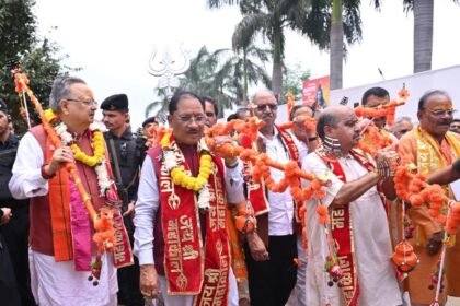 Kanwar Yatra : CM साय ने किया रुद्राभिषेक, हजारों कांवड़ियों के साथ गूंजा हर-हर महादेव