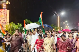 Korba BJP Protest