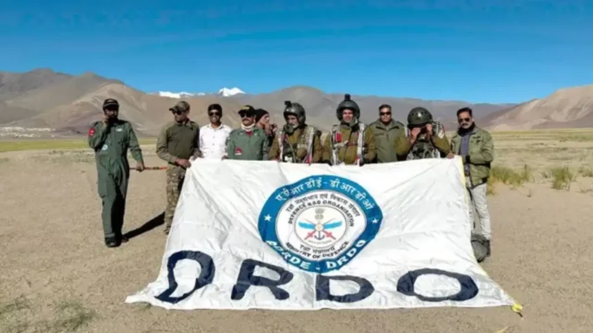 High Altitude Parachute Test