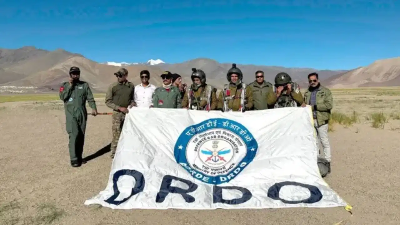 High Altitude Parachute Test