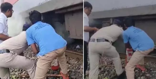 RPF Train Fire