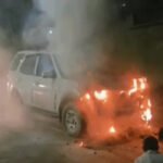 Bilaspur Car Fire
