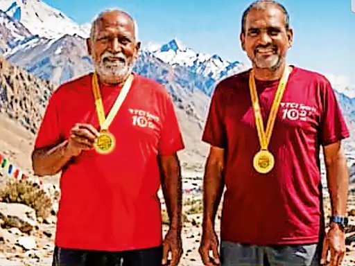 Ladakh Marathon : 58 और 70 की उम्र में भी जोश कायम, कोंडागांव के दो बुजुर्ग धावक लद्दाख मैराथन में लगाएंगे दौड़