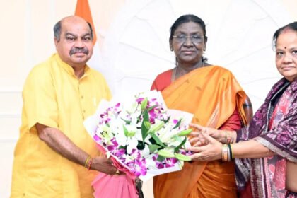 Purandar Mishra Meets President