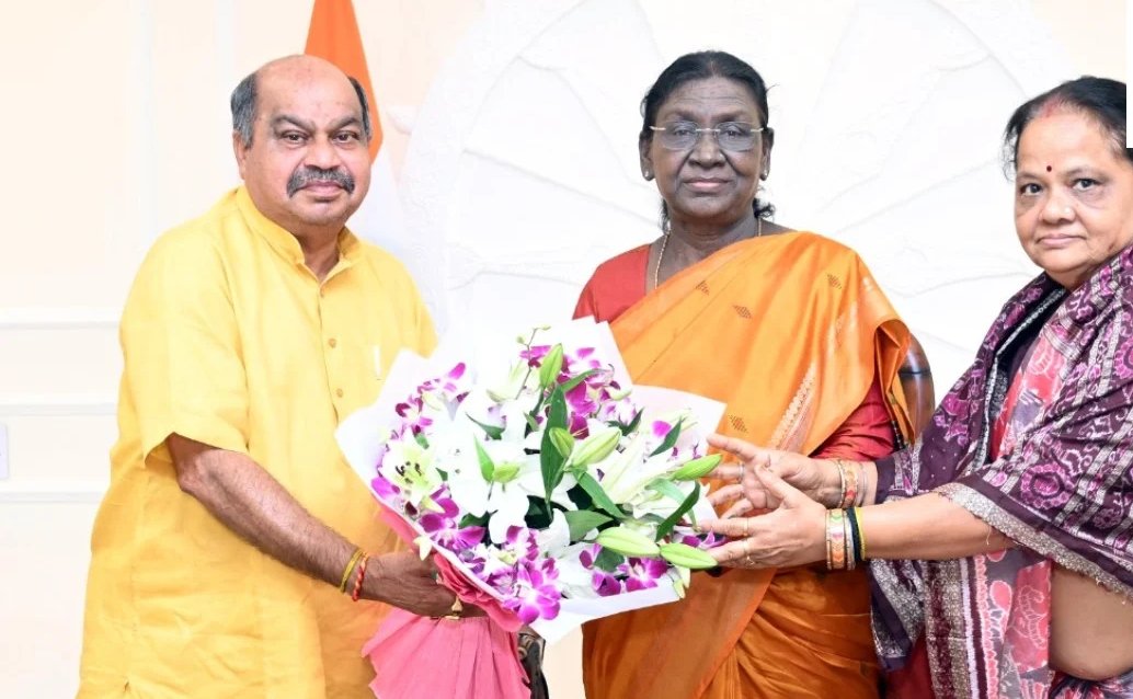 Purandar Mishra Meets President