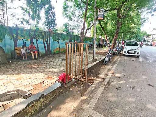 Raipur Pathway Grill Theft