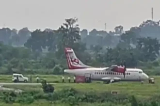 Bilaspur Airport : लैंडिंग के वक्त फटा विमान का टायर, 37 यात्री बाल-बाल बचे