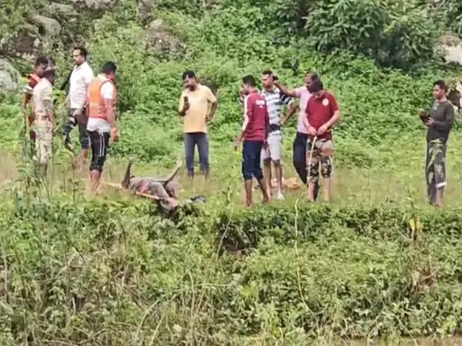 Mainpat River Accident : बाइक से नदी पार करने की कोशिश, एनआइटी का छात्र बहा, रस्सी से छात्रा को बचाया