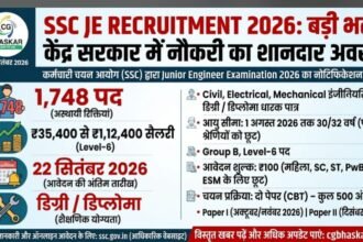 SSC JE Recruitment 2026