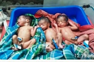 Triple Baby Birth Balrampur : पहाड़ी कोरवा महिला की हाई रिस्क डिलीवरी, एक साथ जन्मे तीन बच्चे