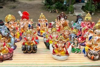 Ganesh Murti Raipur : आस्था के साथ पर्यावरण संरक्षण का संदेश दे रही बंदियों की गणेश प्रतिमाएं