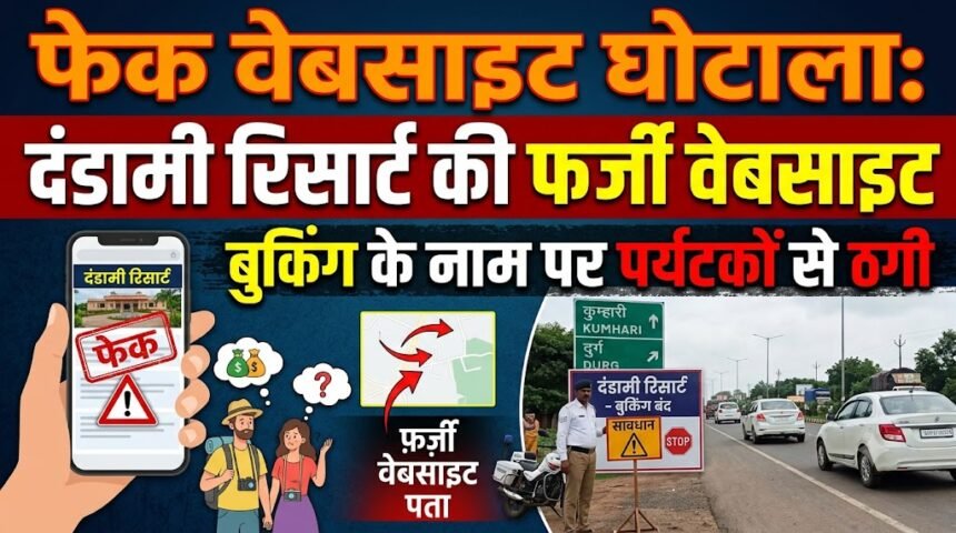 Fake Website Scam : दंडामी रिसार्ट की फर्जी वेबसाइट, बुकिंग के नाम पर पर्यटकों से ठगी