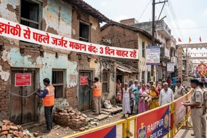 Ganesh Visarjan Jhanki : झांकी से पहले जर्जर मकान होंगे बंद, 3 दिन बाहर रहेंगे मालिक