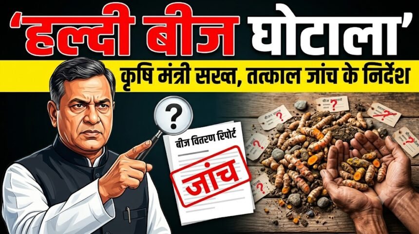Turmeric Seed Scam : हल्दी बीज वितरण में गड़बड़ी की शिकायत पर कृषि मंत्री नेताम सख्त, तत्काल जांच के निर्देश