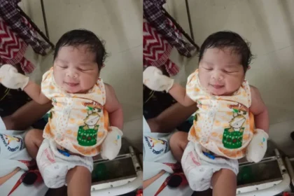 5 Kg Baby Girl : 5 किलो की बच्ची का सामान्य प्रसव, पिता ने रखा तृषा नाम