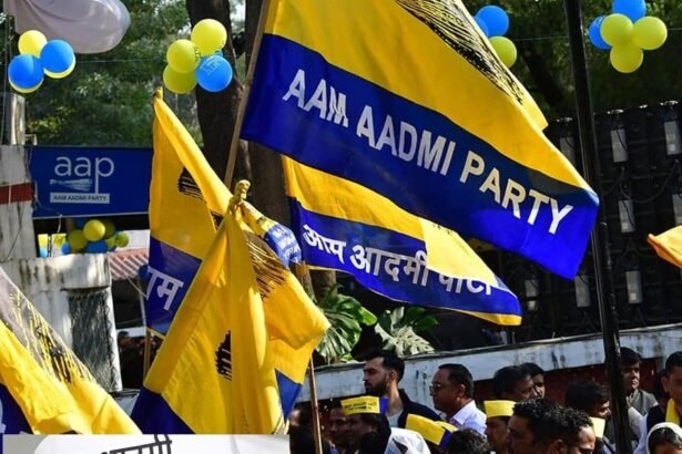 AAP Protest Chhattisgarh
