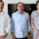Anwar Ibrahim Rahul Priyanka Meeting