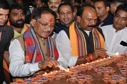 Chhattisgarh Aashirwad Ke Diye : 1.50 करोड़ से ज्यादा दीयों से जगमगाया छत्तीसगढ़, गांव से शहर तक दिखी जनभागीदारी