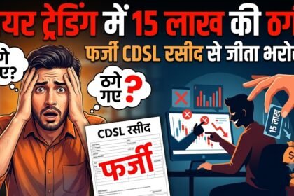 Share Trading Fraud : शेयर ट्रेडिंग के नाम पर 15 लाख की ठगी, CDSL की फर्जी रसीद देकर जीता भरोसा